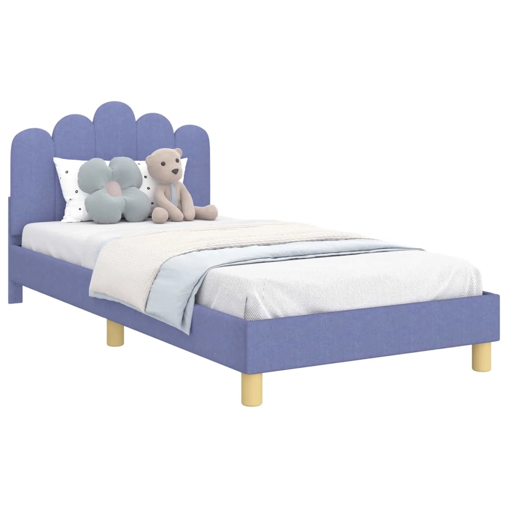 Struttura letto bambini con testata Blu jeans 80 x 200 cm
