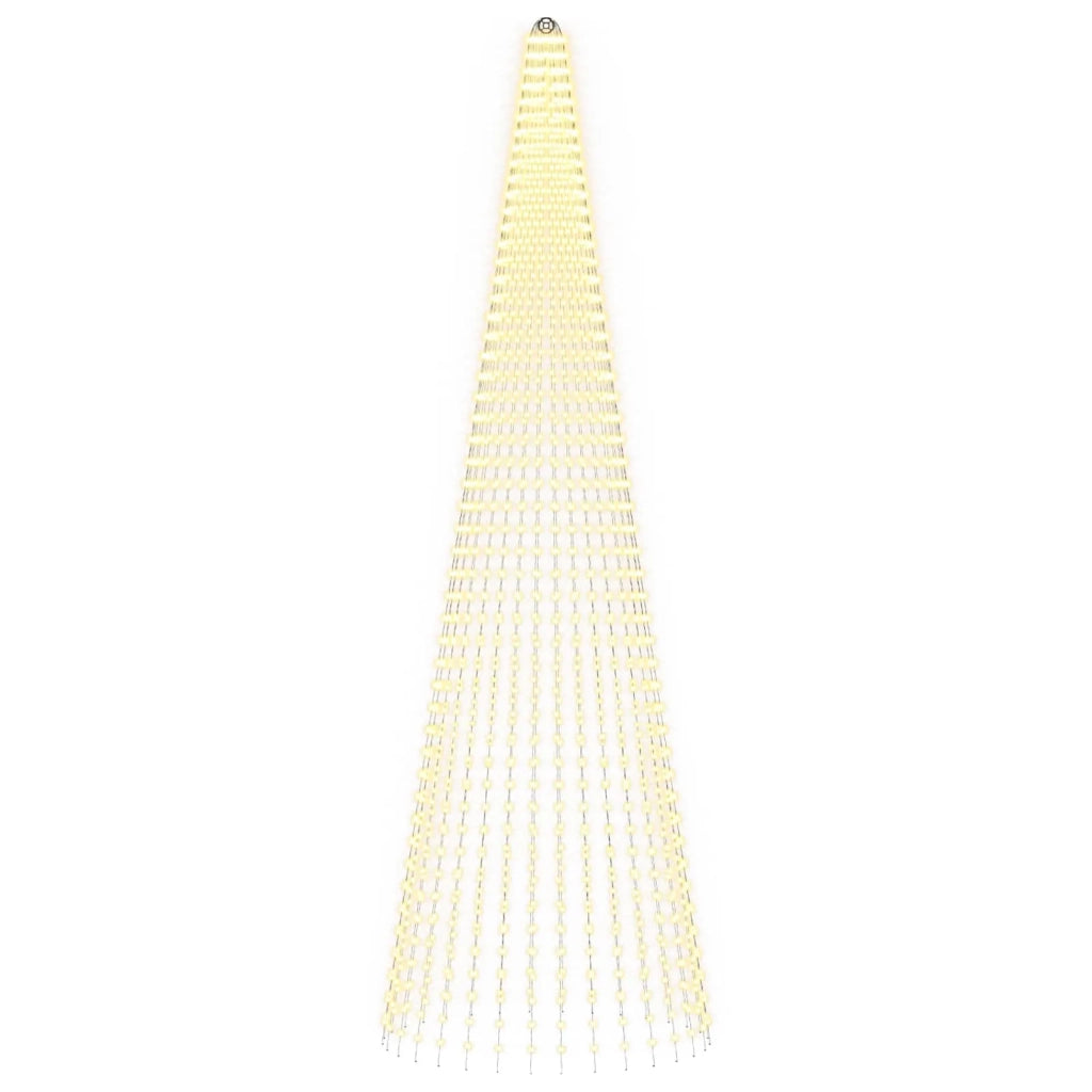 Luci per albero di Natale con picchetti e asta per bandiera 3468871