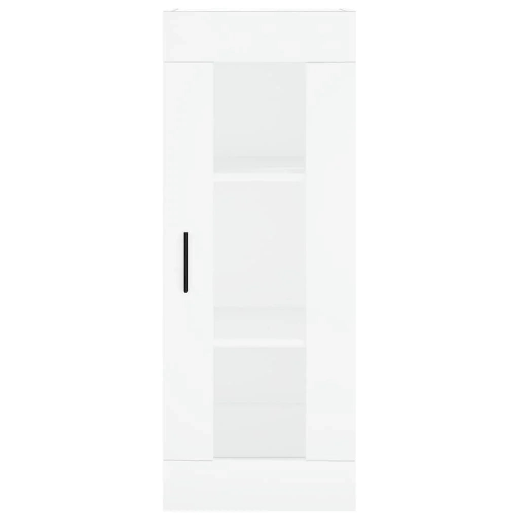 Buffet credenza cassettiera mobiletto mobile contenitore organizer cucina soggiorno salotto alto 34,5 x 34 x 180 cm legno ingegnerizzato bianco 02_0032339