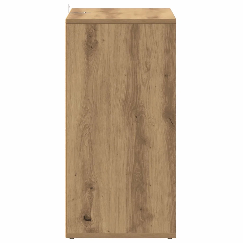 Scarpiera 60 x 35 x 70 cm ampio spazio contenitivo facile da pulire stile rovere artigianale legno composito 02_0050912