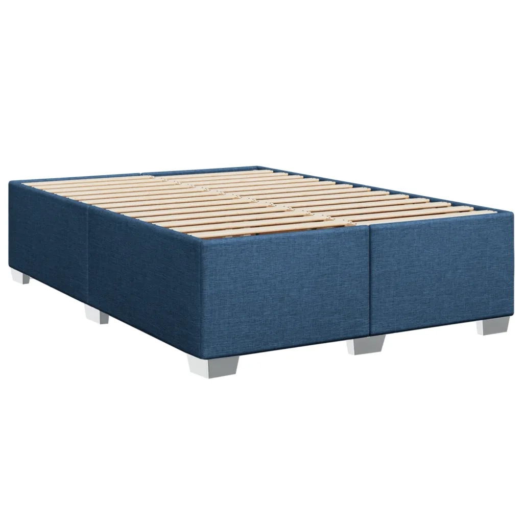 Giroletto senza Materasso Blu 160x200 cm in Tessuto 3284491