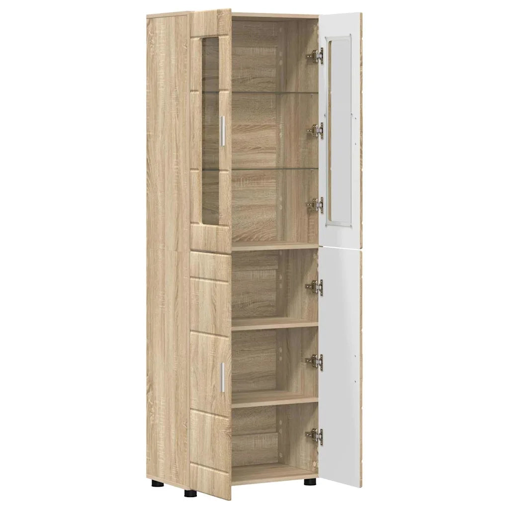 Credenza con lo scaffale FLORIN Rovere Sonoma 60 x 35 x 182 cm