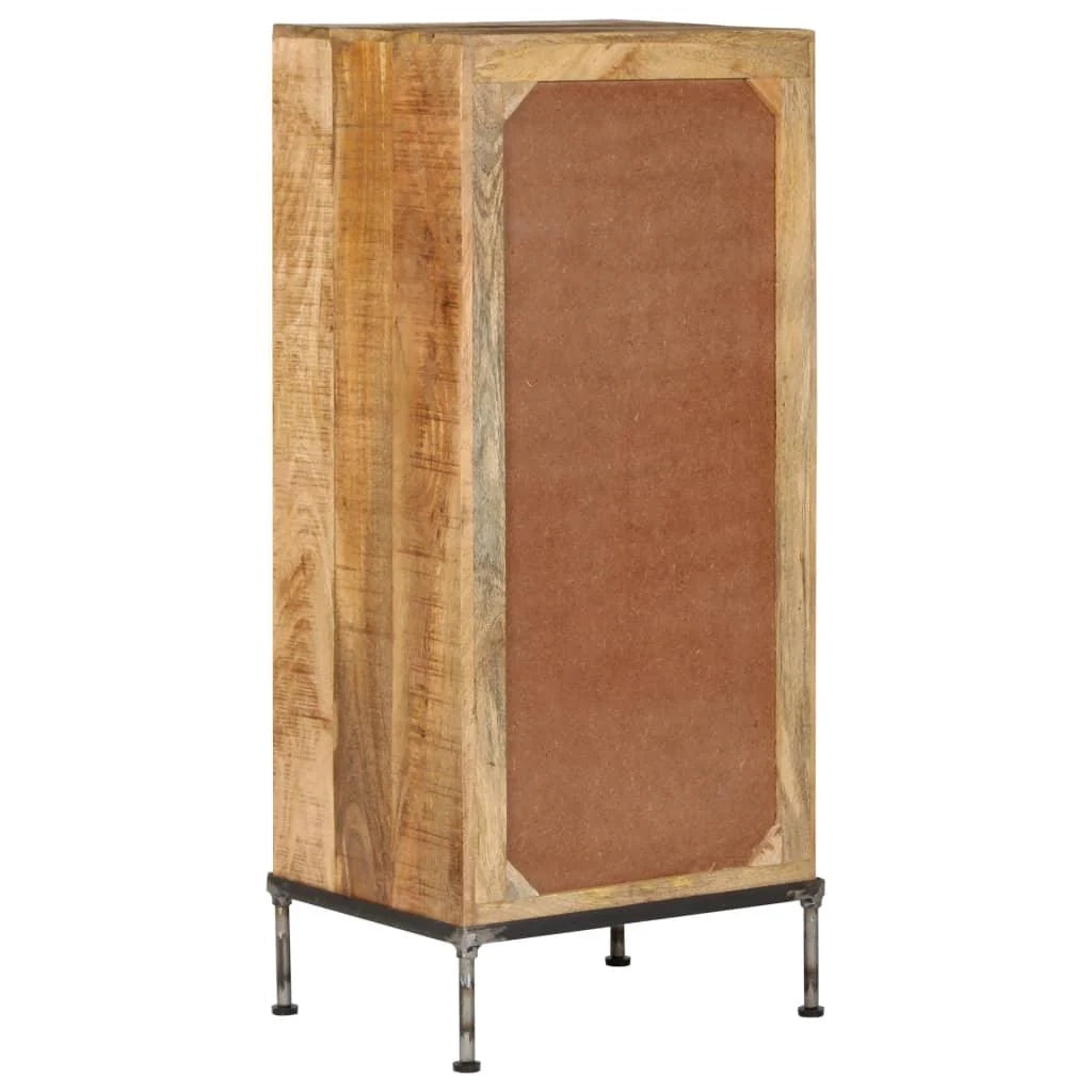 Buffet credenza mobiletto consolle mobile contenitore cassettiera 106 cm legno massello di mango 4402089