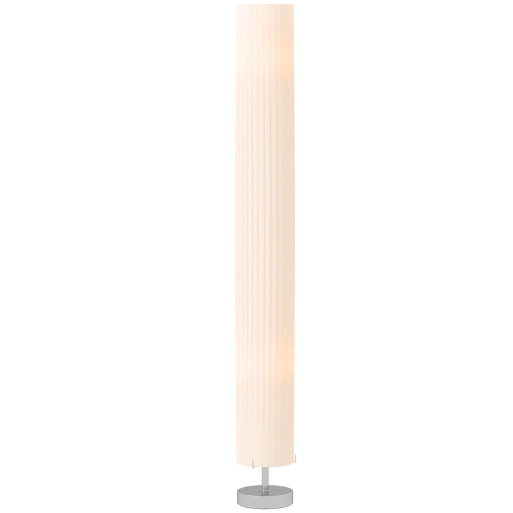 Lampada da terra per soggiorno e camera da letto ¨C zephmum ¨C bianco 14x14x120 cm