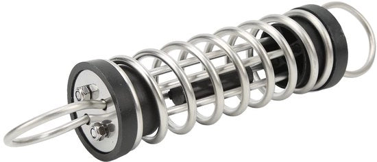 Freno di ormeggio 6x300mm - Cavo di ormeggio - Assorbimento shock - Acciaio inossidabile - Gomma - Per barche e accessori - Catena di ormeggio per barche