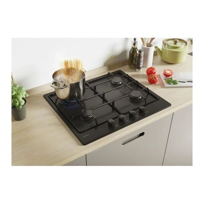 Candy Idea CHW6BRBB Nero Da incasso 60 cm Gas 4 Fornello(i)