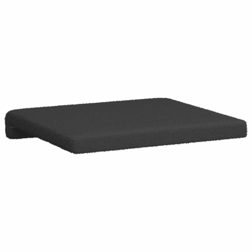 Cuscino per panchina 2 pcs Tessuto Sherpa Grigio Scuro 42043075
