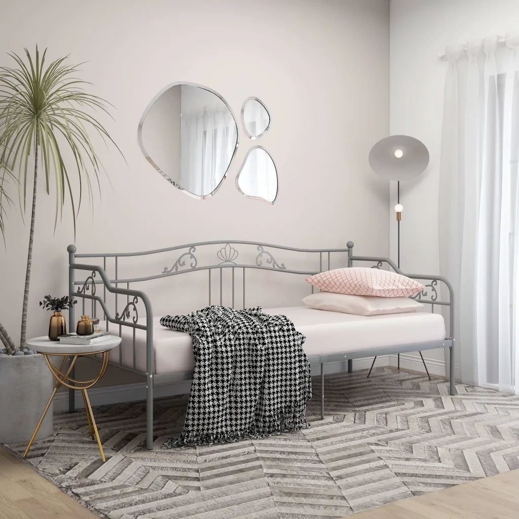 Telaio Divano letto | Sof¨¤ letto | Letto singolo Grigio in Metallo 90x200 cm