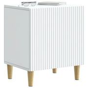 Set di 2 Comodini | Armadio da Notte | Mobiletto da notte Bianco 43 x 34,5 x 50 cm