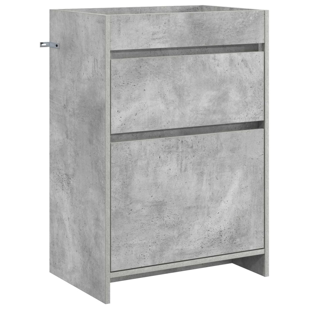 Mobiletto da Bagno Sotto Lavabo Grigio Cemento 890731