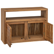 Credenza | Madia | Buffet da pranzo | Armadio da pranzo 80x30x60 cm in Legno Massello di Teak