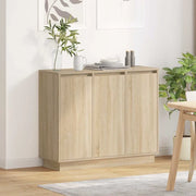 Madia LED Rovere Sonoma 90 x 32 x 75 cm Legno multistrato 869676