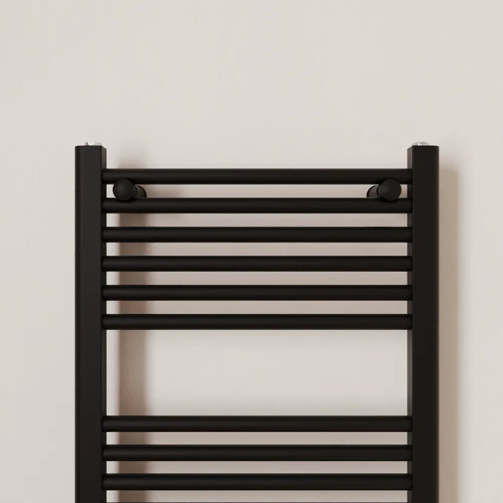 Termoarredo idraulico 1200x550 nero opaco interasse 500 | Polaris