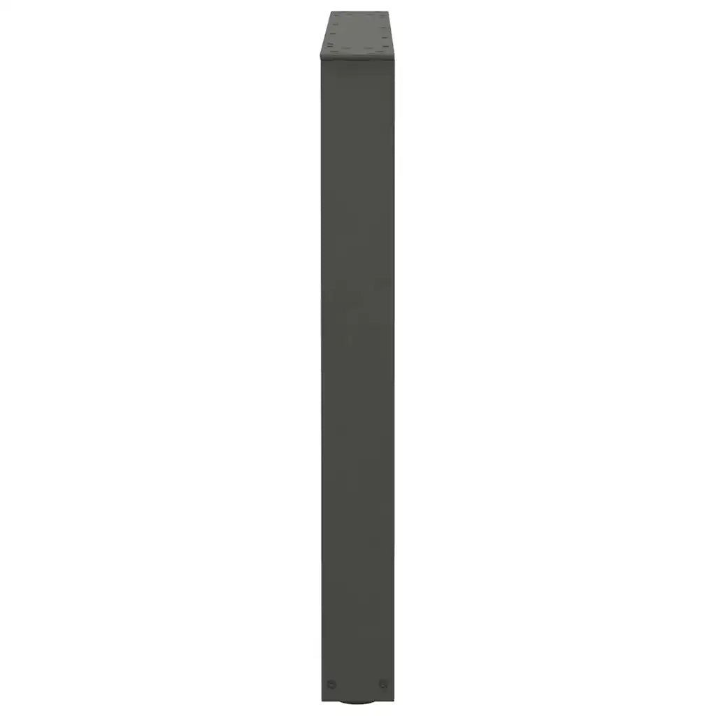 Gambe per tavolo da pranzo a forma di V 2 pz Antracite 80x(72-73,3) cm Acciaio