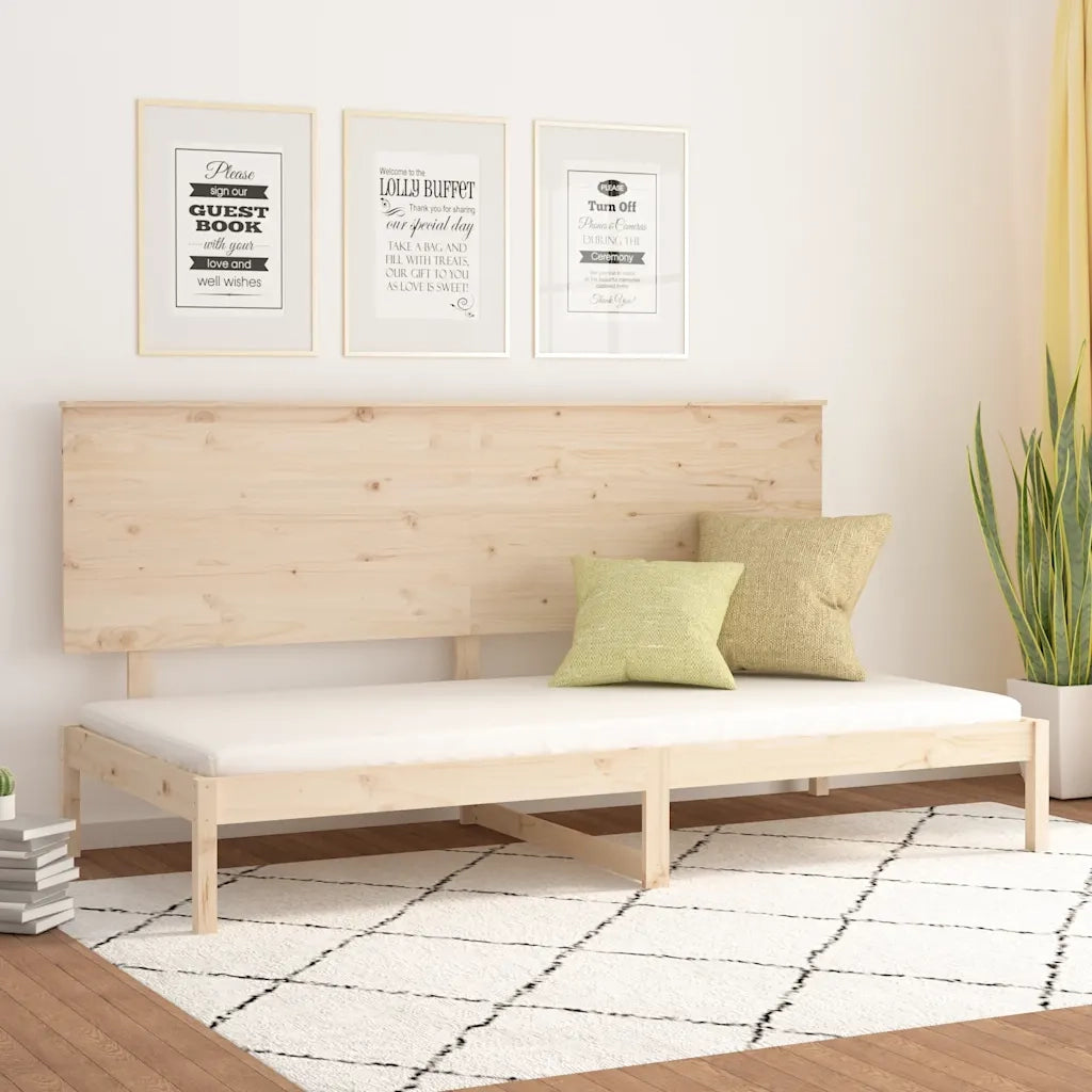 Dormeuse senza Materasso 80x200 cm in Legno Massello di Pino