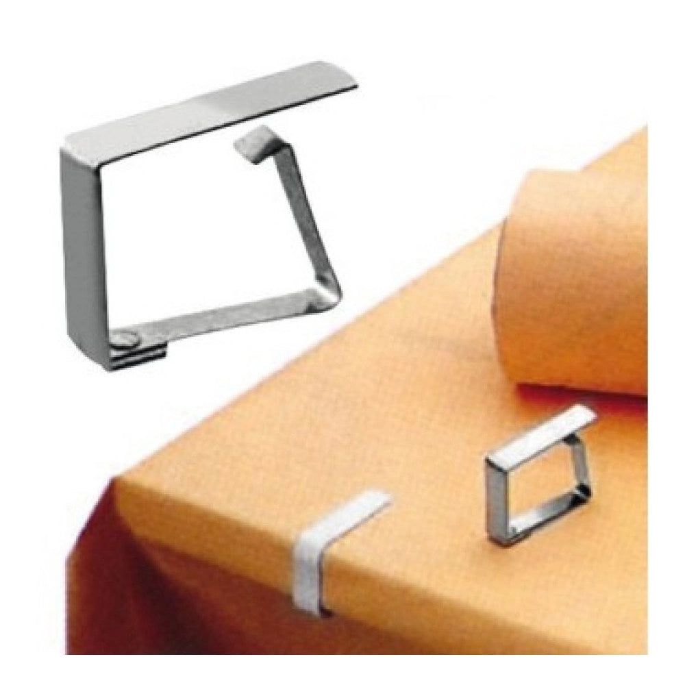 Trade Shop - Fermatovaglia Tavolo Tovaglia Da 40 Mm Set Da 8 Pezzi Ferma Tovaglia -