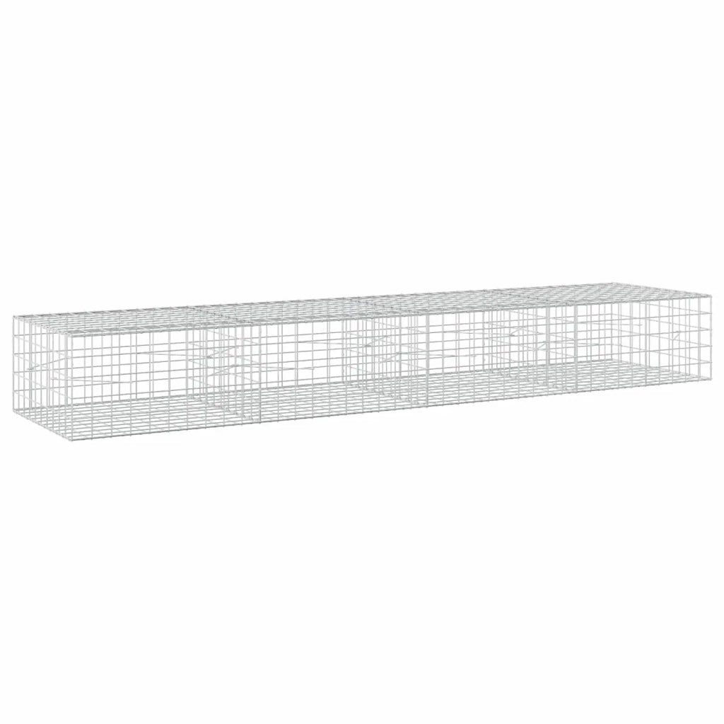 Gabione con Filo da 5 mm e Rete da 10x10 cm 400x100x50 cm 3465290