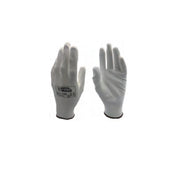 Guanto nylon bianco spalmato poli. taglia 9