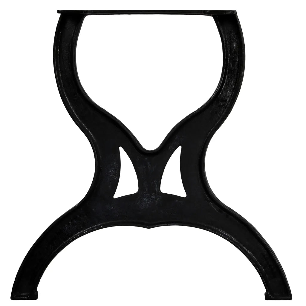 Gambe per Tavolo da Pranzo 2 pz a Forma di X in Ghisa