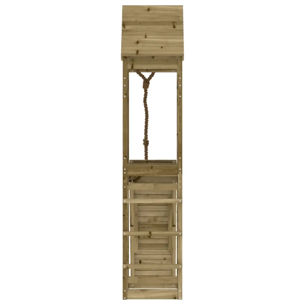 Casetta con Arrampicata in Legno di Pino Impregnato 3156900