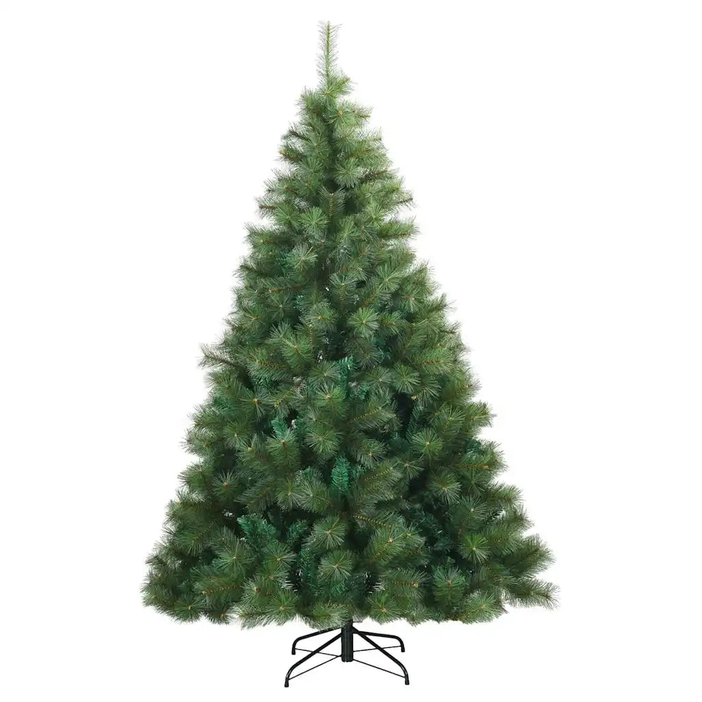 Albero di Natale artificiale con 300 LED Verde 210 cm PE e PVC 3397793