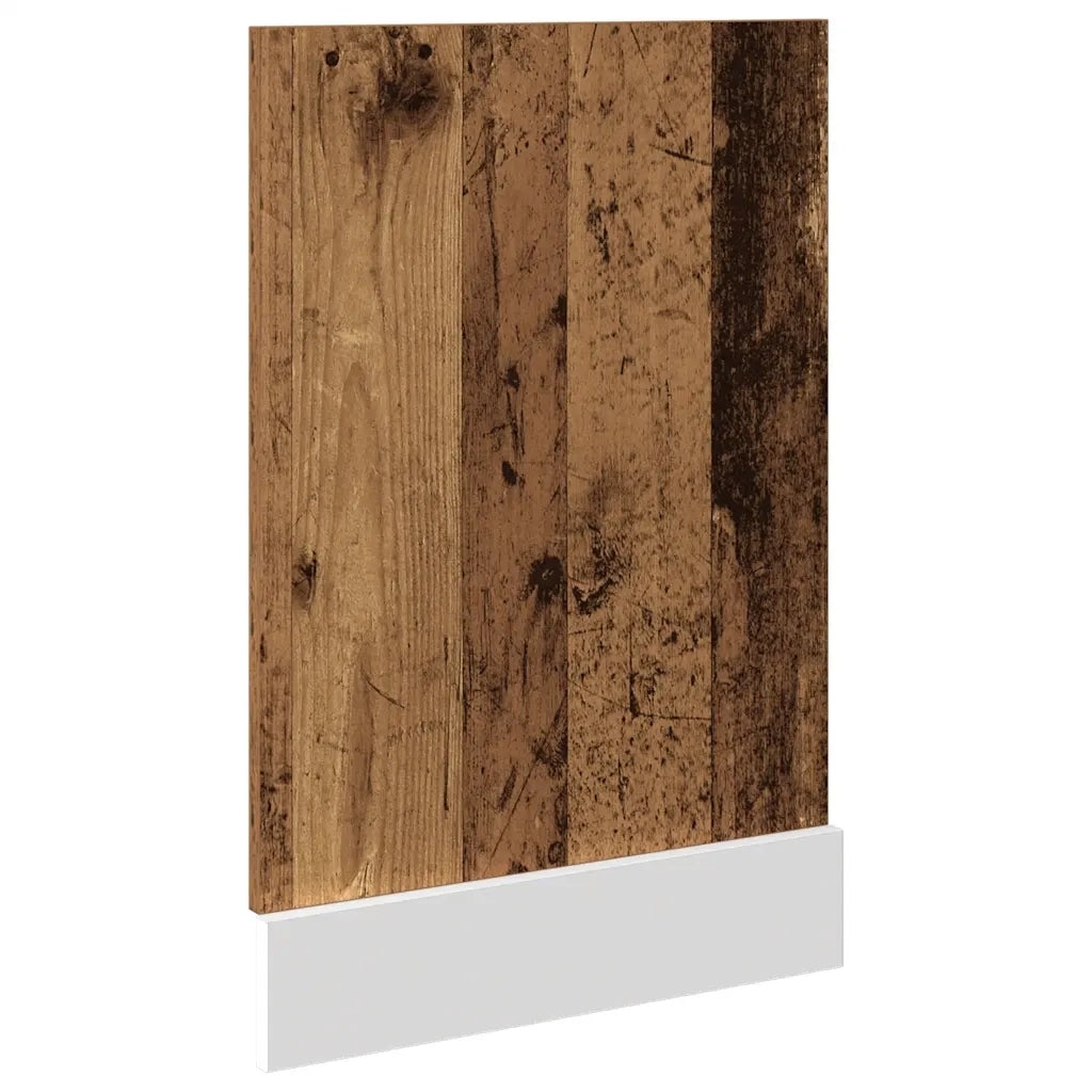 vidaXL Pannello Lavastoviglie “Lyon” Legno Antico 45x3x67 cm