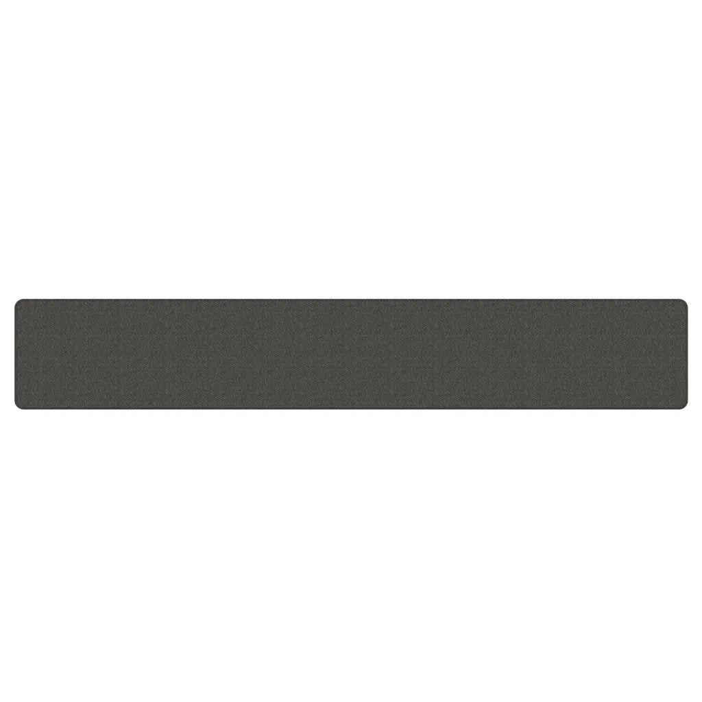 Tappeto Corsia Aspetto Sisal Antracite 50x300 cm 355778