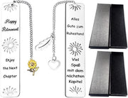 Sostituti di Carta da Libro in Acciaio Inossidabile - Etichette - Scatole Regalo - Modelli di Stile - Regali di Natale - 2 Pezzi - Sostituti di Carta da Libro