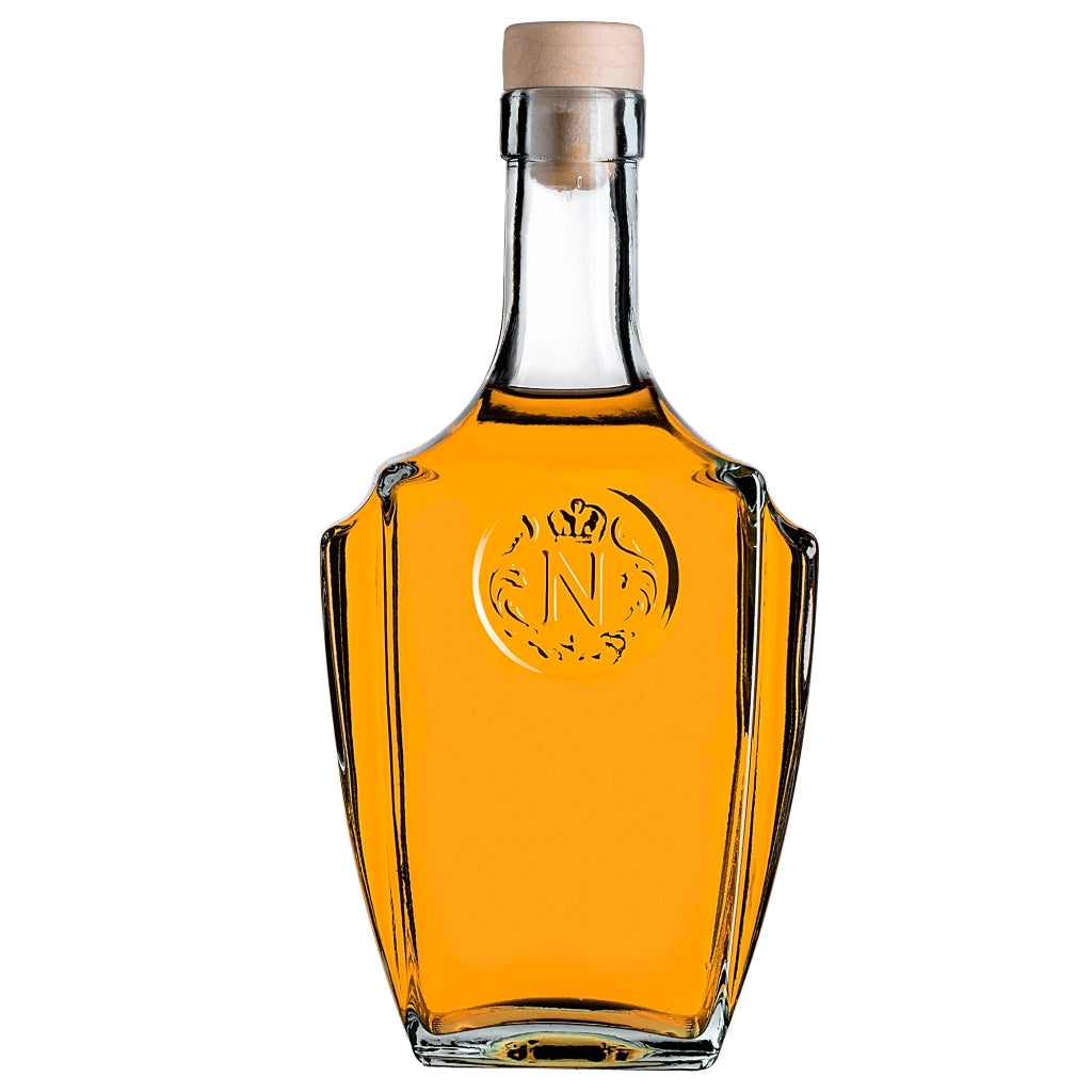 Bottiglie di vetro KADAX da 500 ml (0,5 l) per vino, liquori, moonshine, whisky, 50 pezzi con tappo di sughero