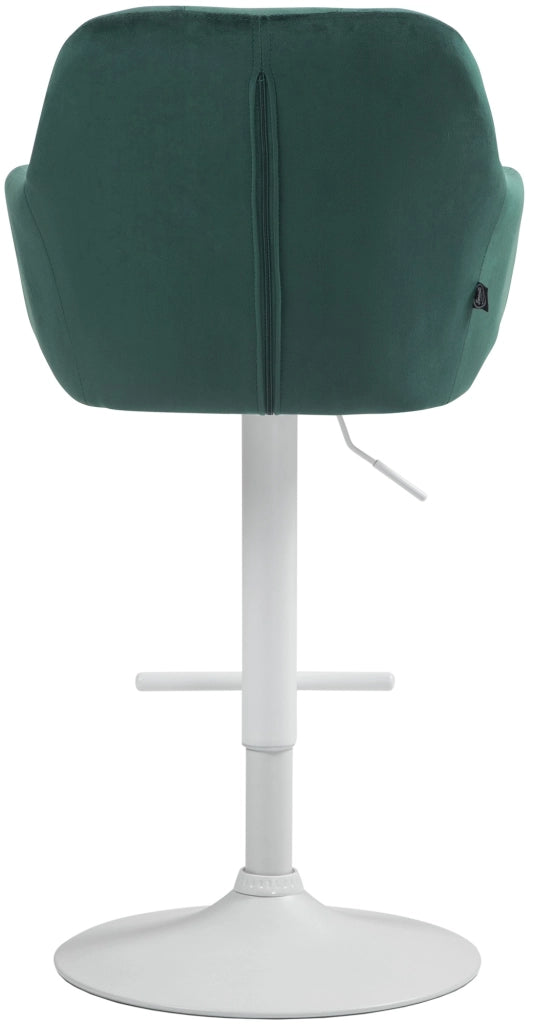 Barhocker Natoma Samt weiЯ
