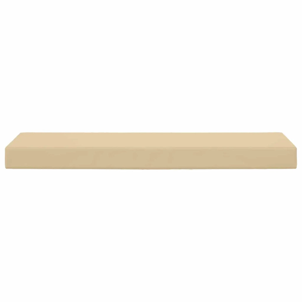Cuscino da Sedia Esterno Beige 115 x 40 x 8 cm 100% Poliestere
