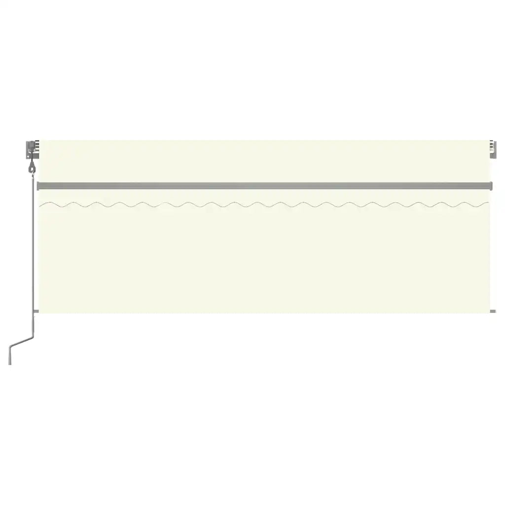 Tenda da Sole Retrattile Automatica con Parasole 4x3m Crema