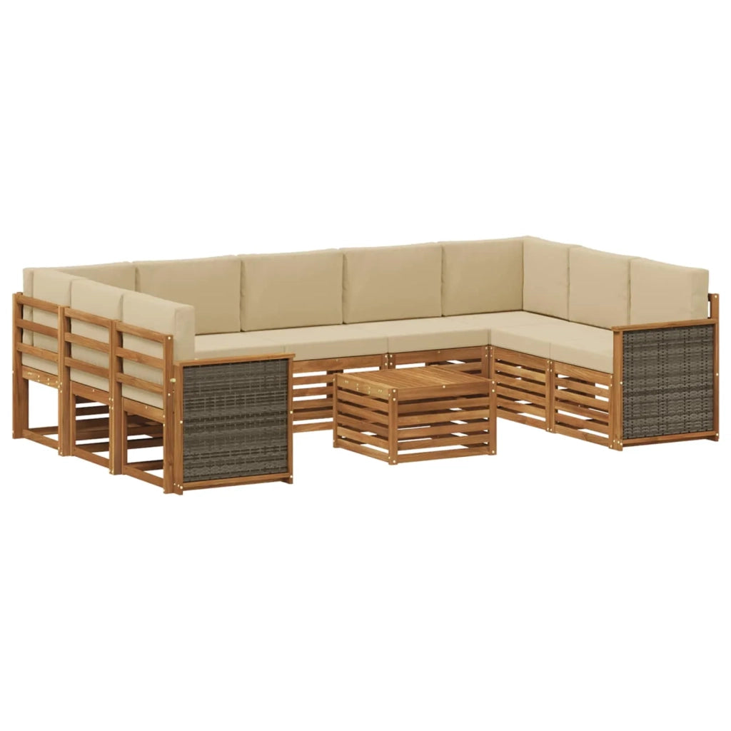 Set divani Legno di Acacia Massello 3384859