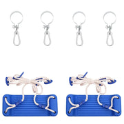 Seggiolini per Altalena con Corde 2 pz Blu 38x16 cm PEcod mxl 86718