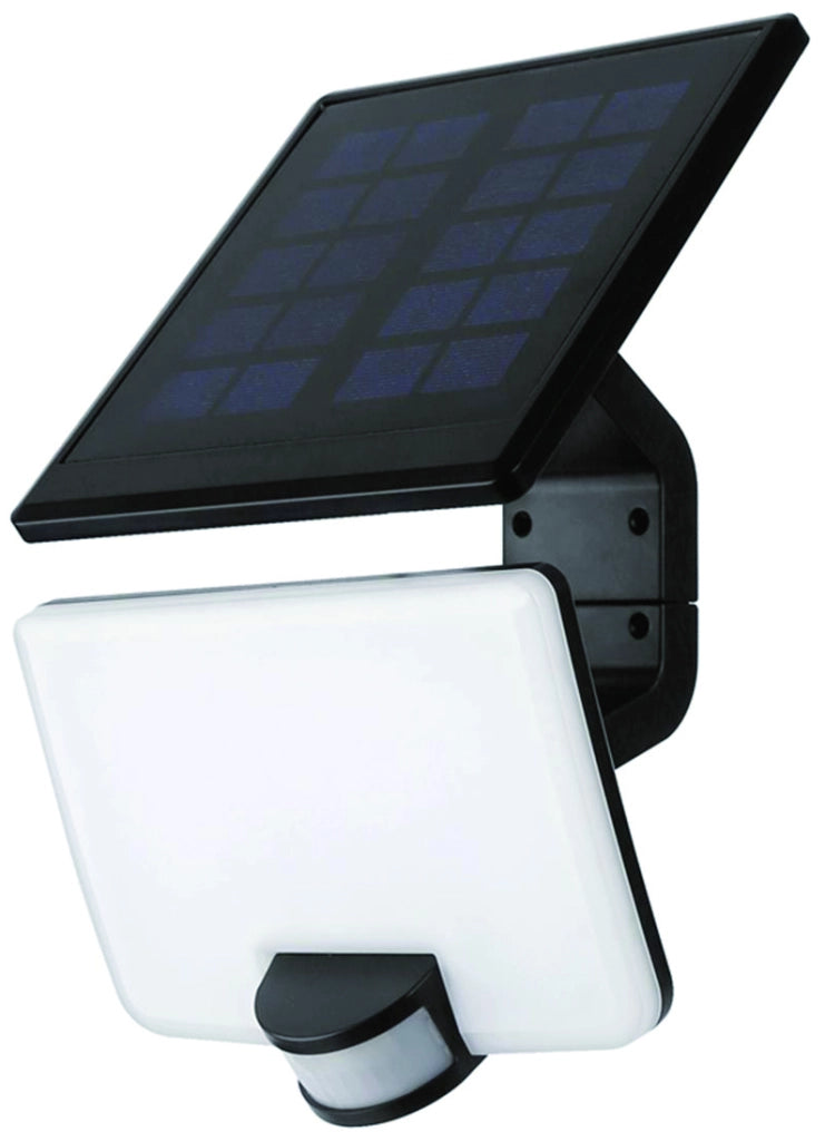 Suprema PROIETTORE SOLARE CON PANNELLO ORIENTABILE, 82 led, 8 watt,  40-800 lumen, luce naturale