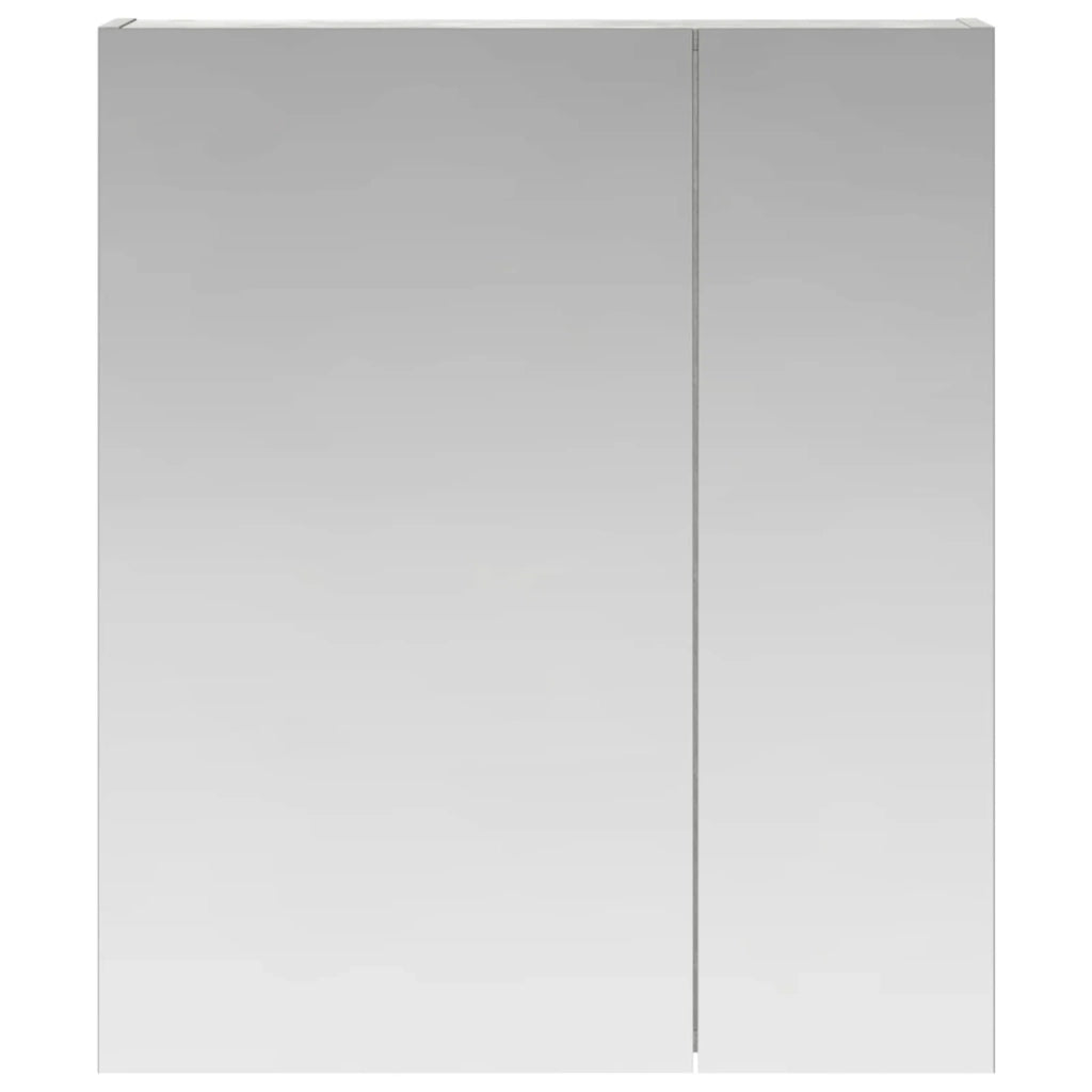 Mobiletto per specchio da bagno con lo scaffale Grigio cemento
