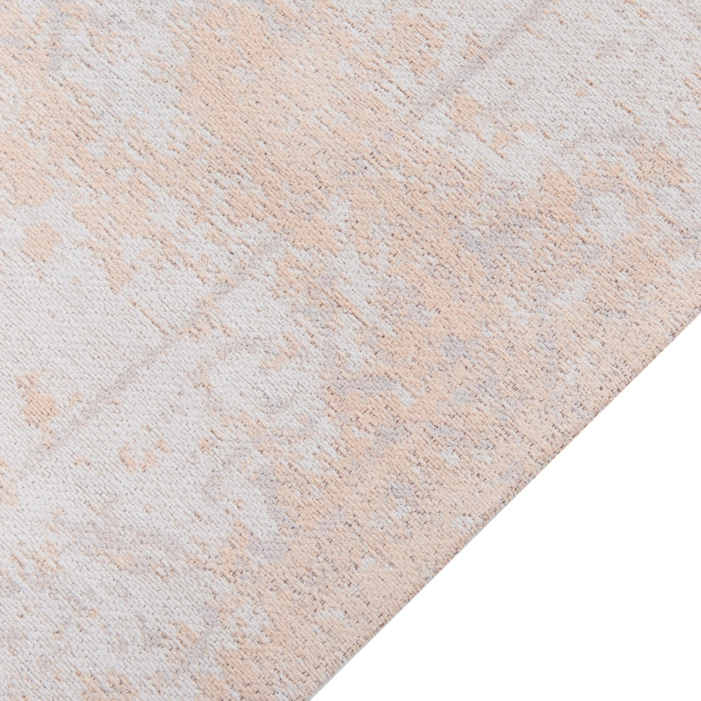 Tappeto tappetino Cotone Beige Effetto Distressed 160 x 230 cm Oriental Vintage