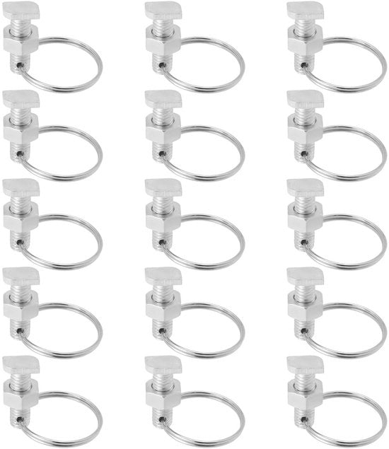Set di 15 Boutoni per Piante di Slingo con Anelli - Adatto per Strisce di Vetro da 6.5 mm a 10.5 mm