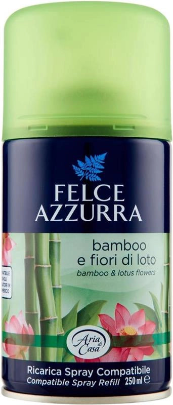 FELCE AZZURRA PROFUMATORE PER AMBIENTE AUTOMATICO RICARICA DA 250 ML BAMBOOE FIORI DI LOTO