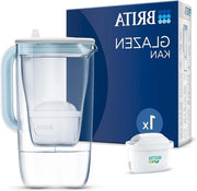 Filtro acqua in vetro blu chiaro 25L - resistente a PFAS - inclusa filtro MAXTRA PRO TUTTO IN UNO