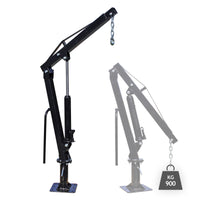 Gruetta per pick up idraulica max 900 kg 1800 mm girevole a 360° Mini gru di sollevamento