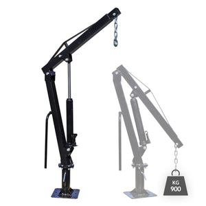 Gruetta per pick up idraulica max 900 kg 1800 mm girevole a 360° Mini gru di sollevamento