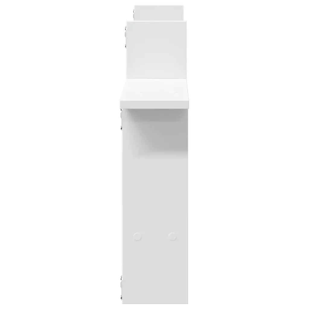 vidaXL Mensole a Muro 2 pz Bianche 50x12x50 cm in Truciolato