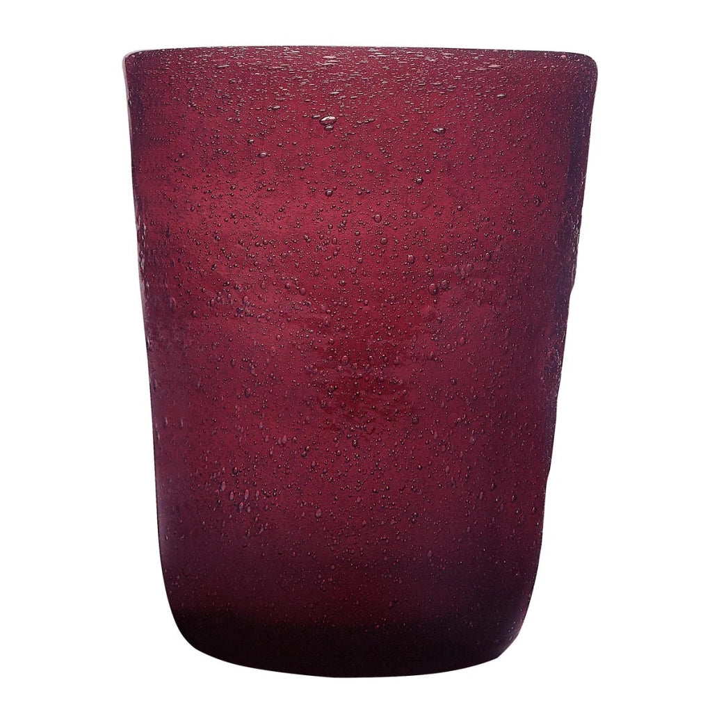 Bicchiere tumbler acqua purple memento originale in vetro soffiato 0,25L