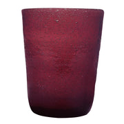 Bicchiere tumbler acqua purple memento originale in vetro soffiato 0,25L