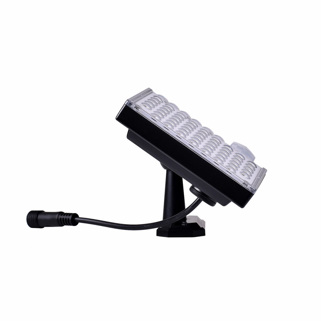FARETTO SOLARE LED DA ESTERNO CON TELECOMANDO LUCE BIANCA FREDDA - SENSORE DI MOVIMENTO IDEALE PER GIARDINI BALCONI INGRESSI
