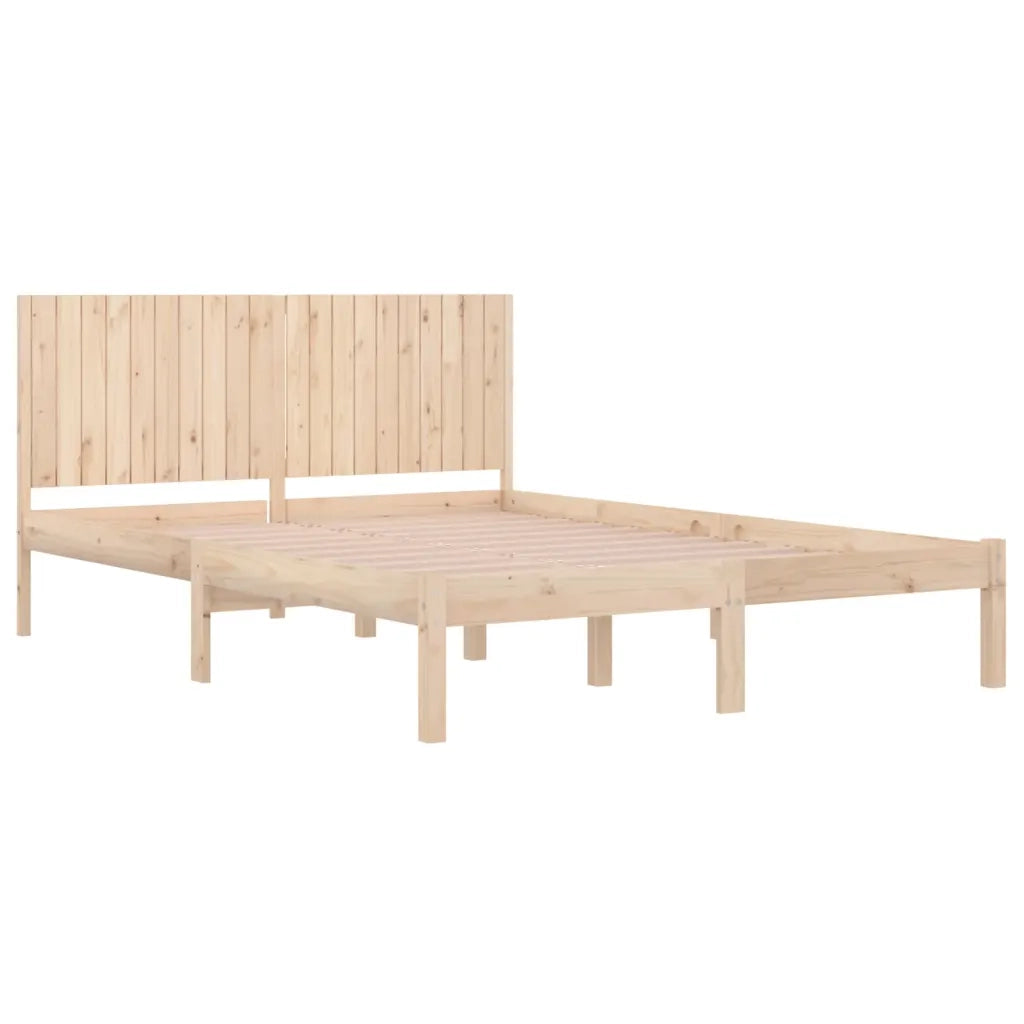 Giroletto senza Materasso 200x200 cm in Legno Massello di Pino 3104433