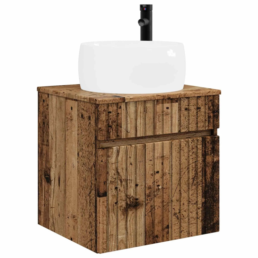Mobile lavabo da parete Legno antico 49 x 44,5 x 66 cm 890620