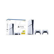 Ps5 console 1tb standard slim white + 2 dualsense ita - 1000050116