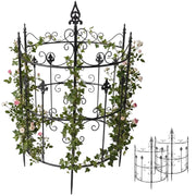 Set da 2 graticci per rampicanti Klivia antracite